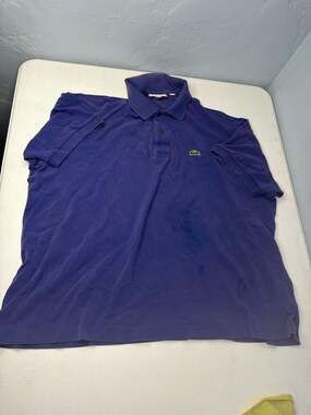 Lacoste Men's Classic Fit Short Sleeve Piqué Polo Shirt purple
